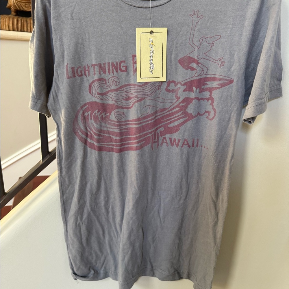 brand new lightning bolt men’s shirt size small -Gray Hawaii Men's T-Shirt